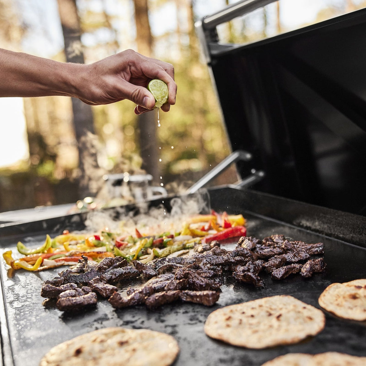 Slate® 36″ Rust-Resistant Griddle with Flip-Up Side Table (Liquid Propane)