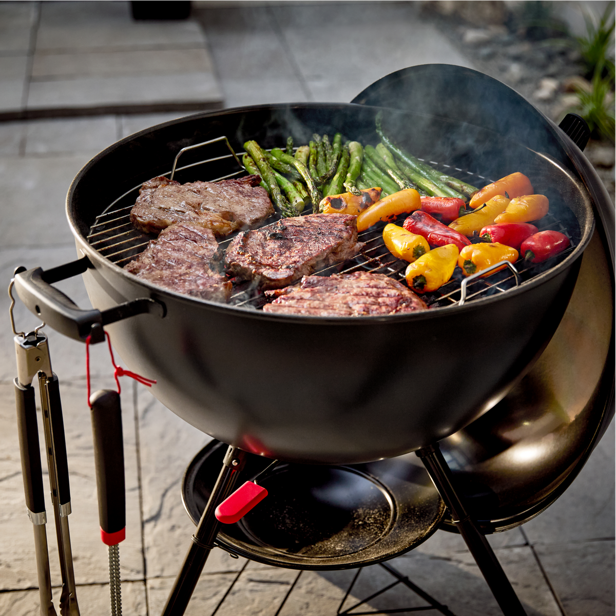 22” Original Kettle® Stealth® Edition Charcoal Grill
