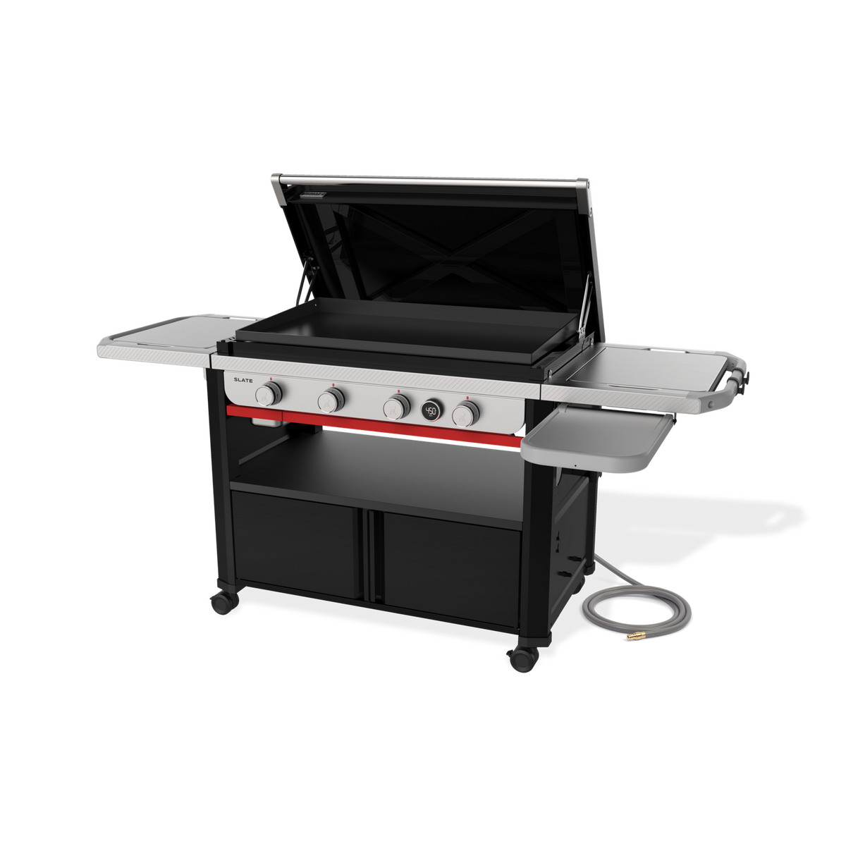 Slate® 36″ Rust-Resistant Griddle with Flip-Up Side Table (Natural Gas)