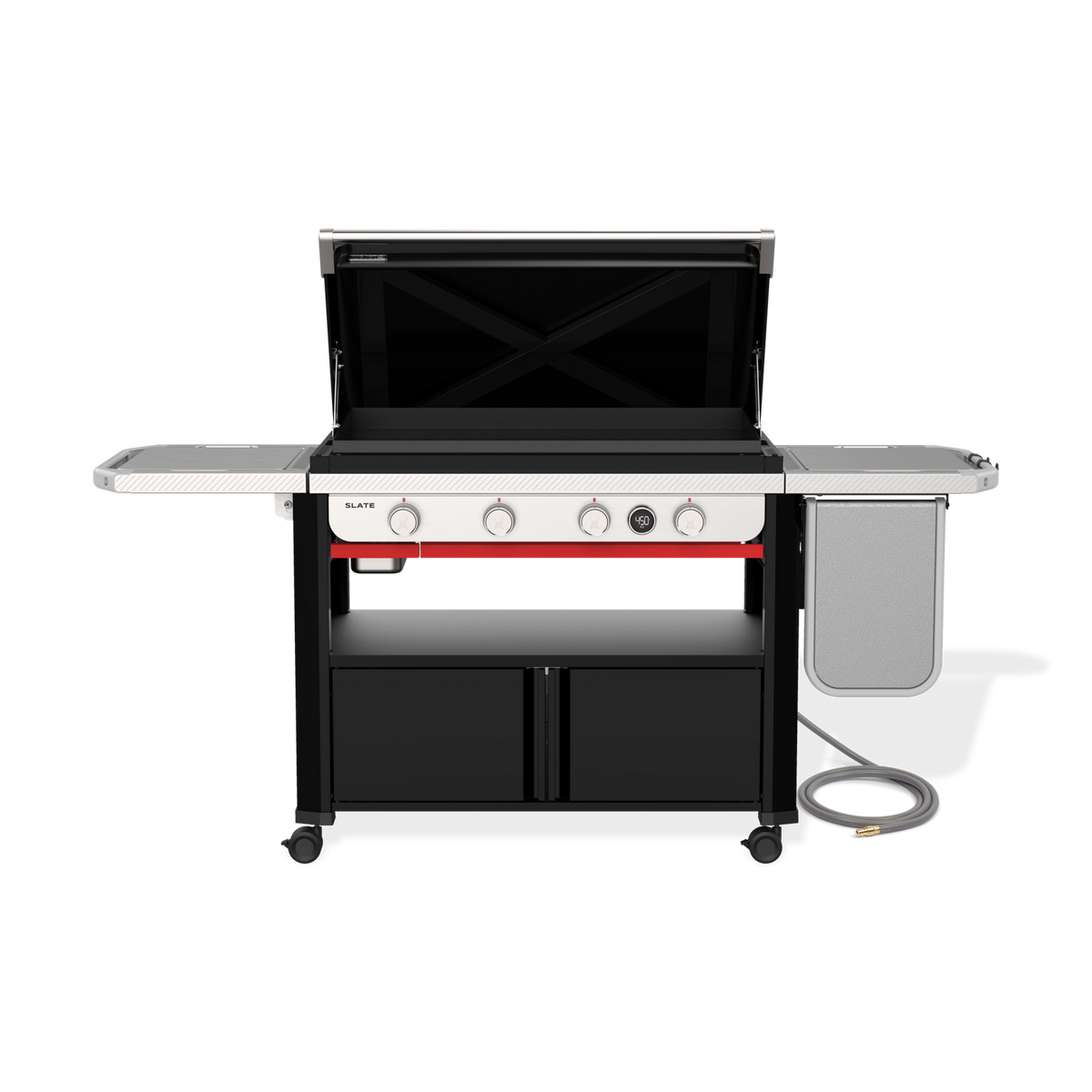 Slate® 36″ Rust-Resistant Griddle with Flip-Up Side Table (Natural Gas)