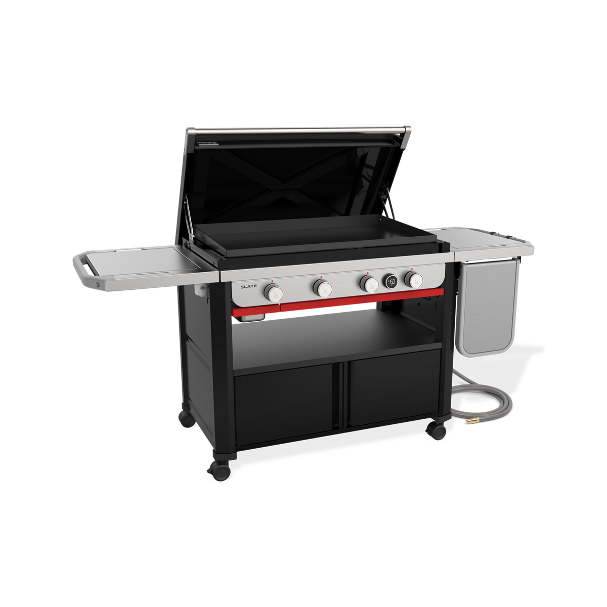 Slate® 36″ Rust-Resistant Griddle with Flip-Up Side Table (Natural Gas)
