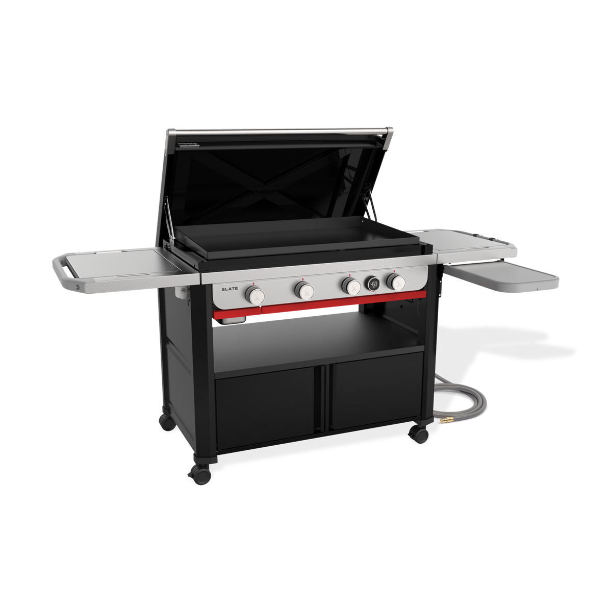 Slate® 36″ Rust-Resistant Griddle with Flip-Up Side Table (Natural Gas)