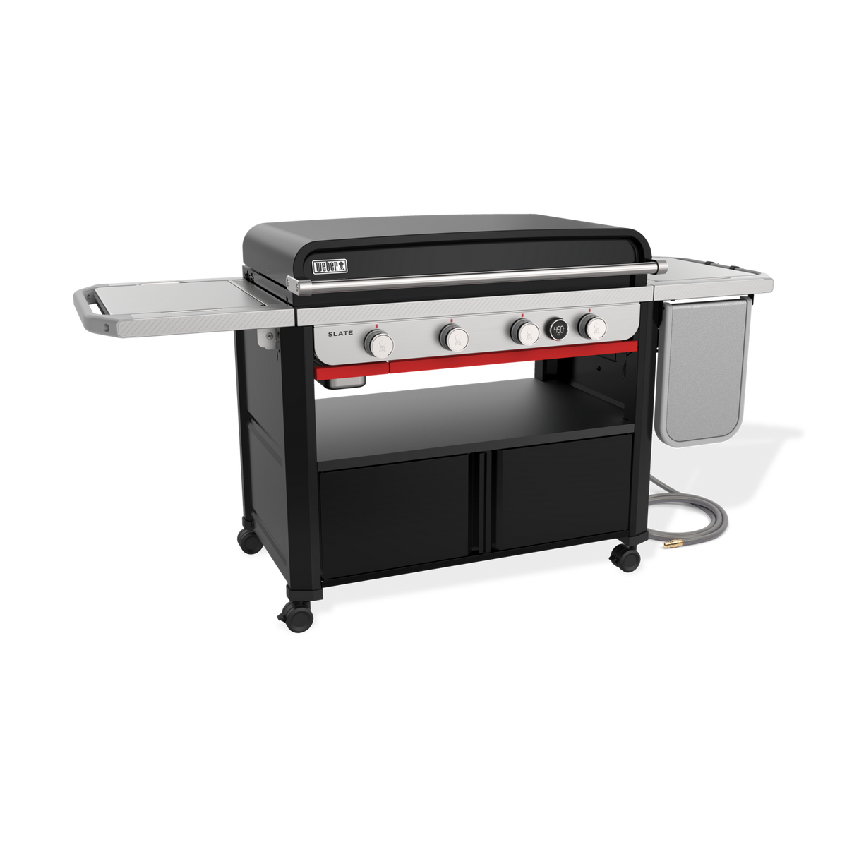 Slate® 36″ Rust-Resistant Griddle with Flip-Up Side Table (Natural Gas)