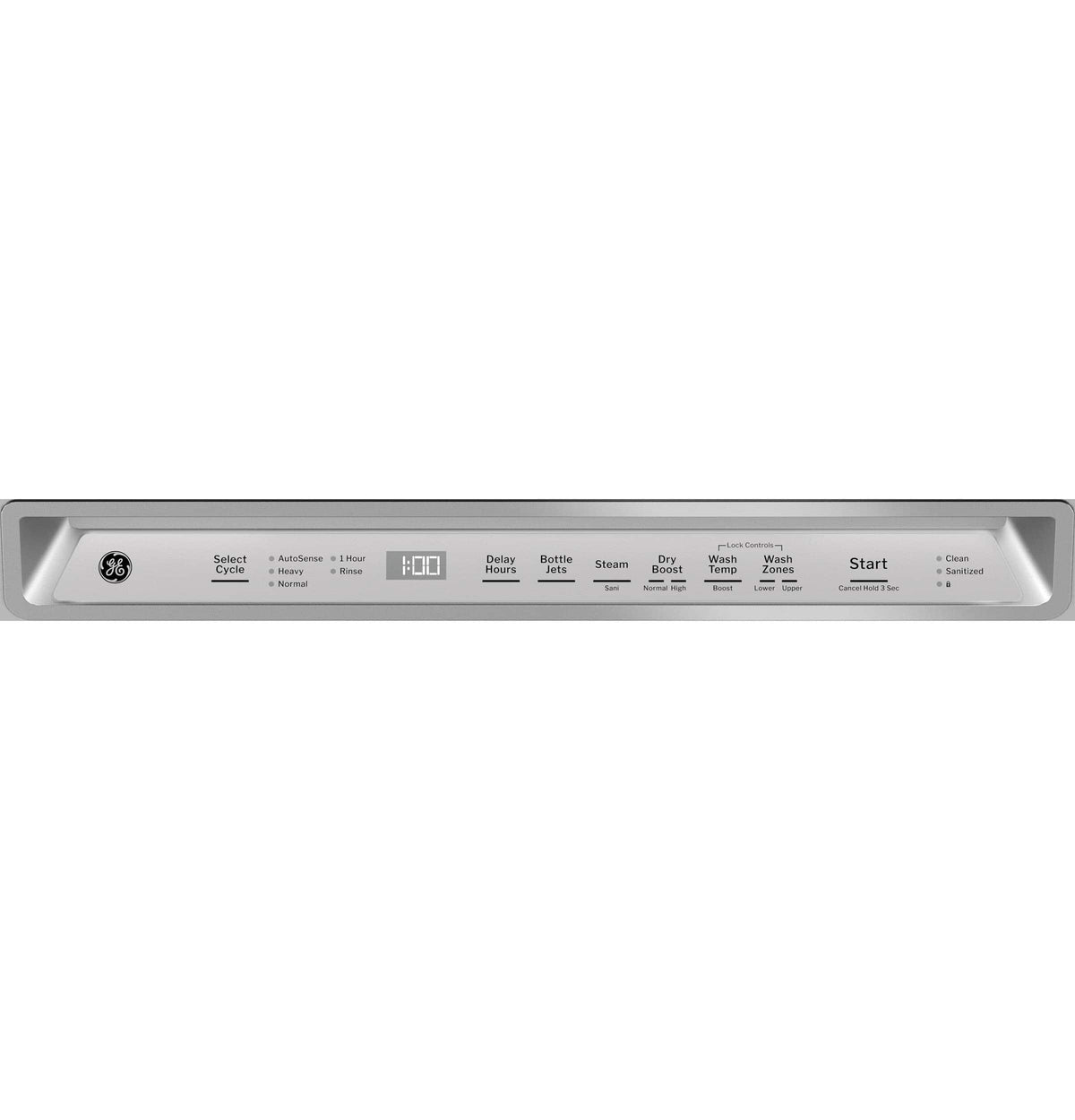 GE – 24″ Front Control Built-In Stainless Steel Tub Dishwasher with 3rd Rack, Sanitize Cycle and 47 dBA – Stainless Steel