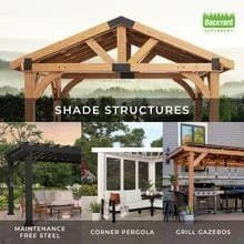 16×12 trenton modern steel pergola with sail shade soft canopy - Prioka