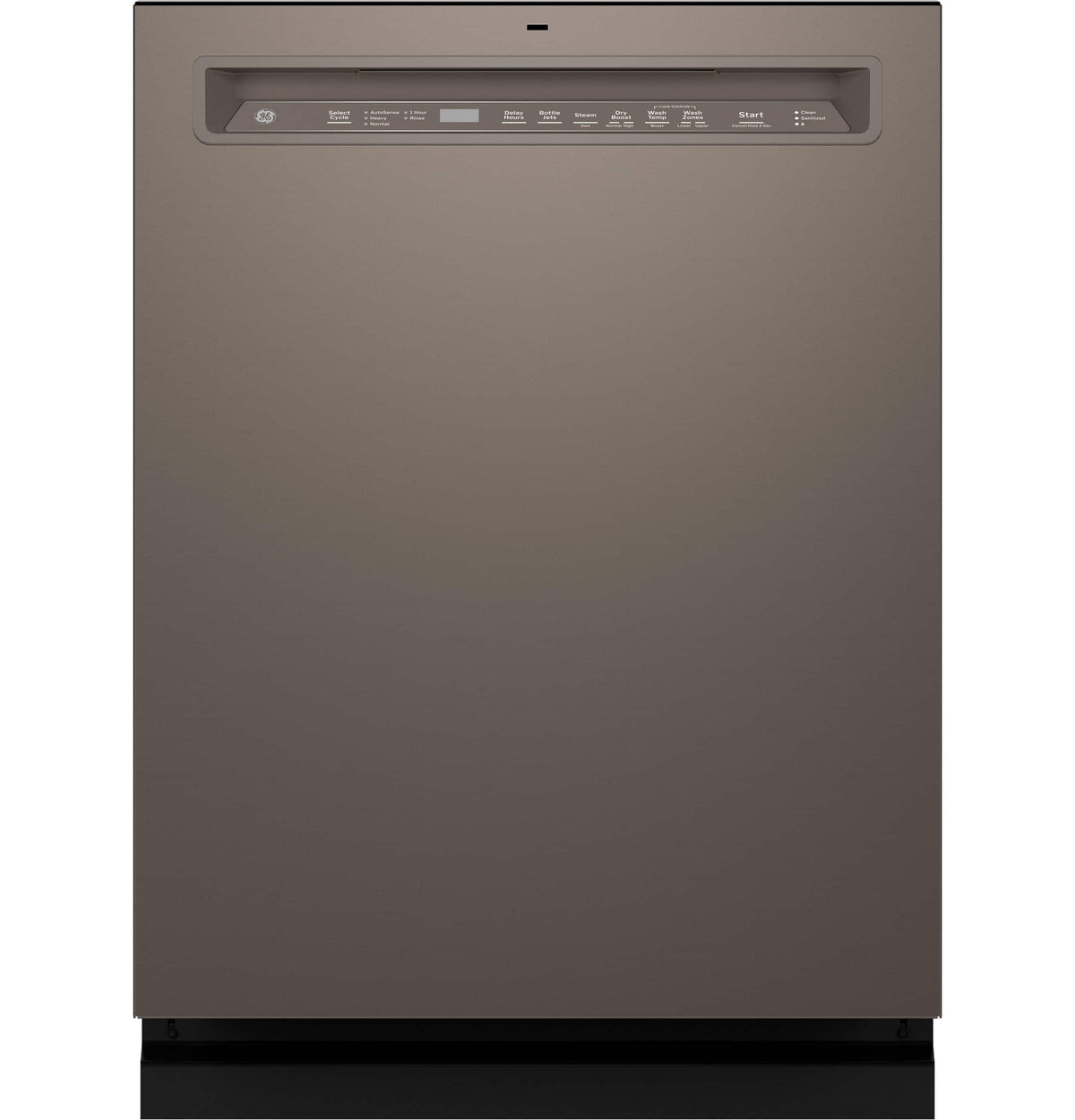 GE – 24″ Front Control Built-In Stainless Steel Tub Dishwasher with 3rd Rack, Sanitize Cycle and 47 dBA – Slate