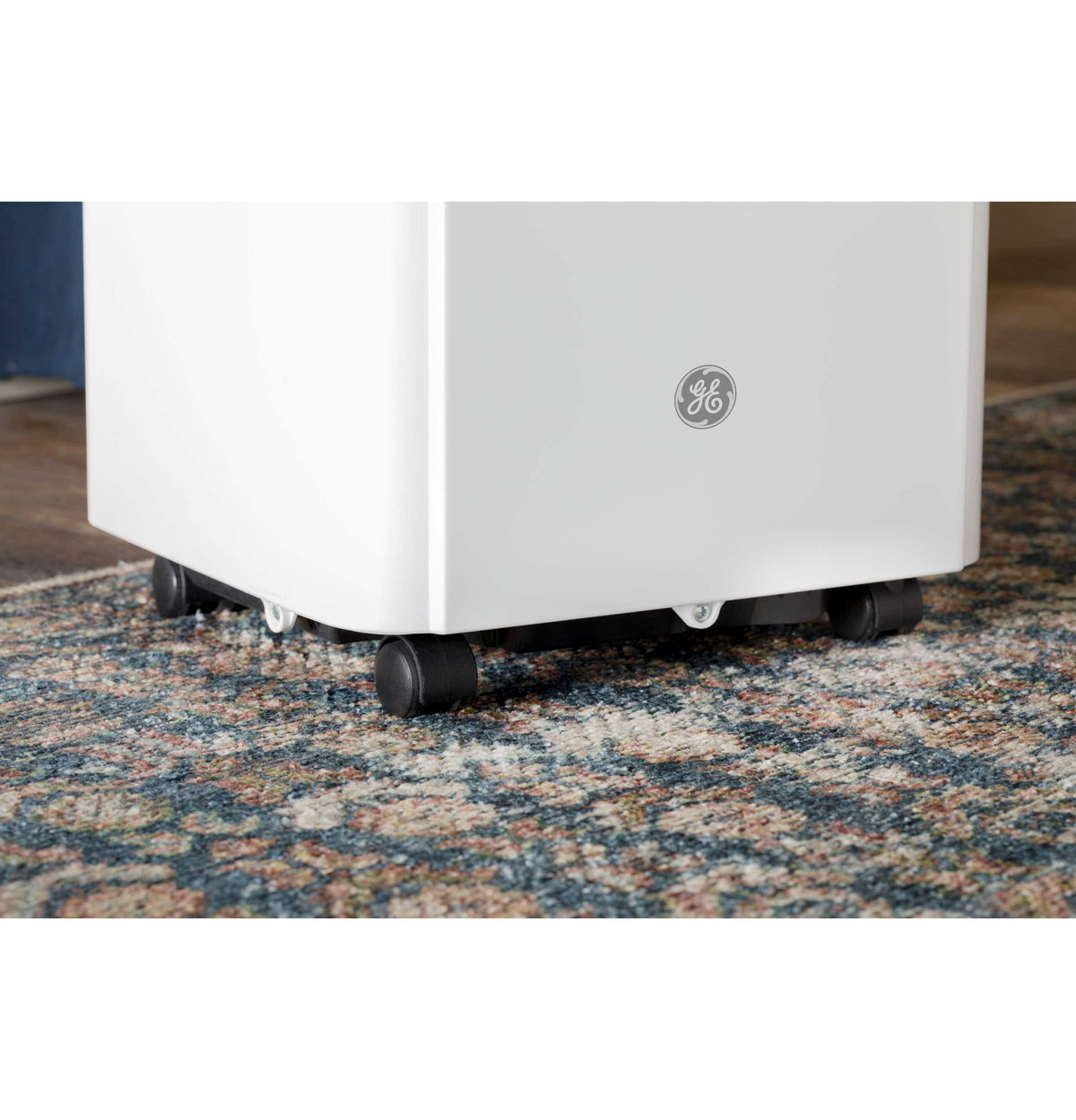 GE – 150 Sq. Ft. 5,000 BTU Portable Air Conditioner with Auto Evaporation Technology – White