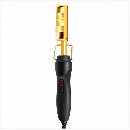 2-in-1 Electric Hair Straightening Comb Heated Hair & Beard Styling Brush - Prioka