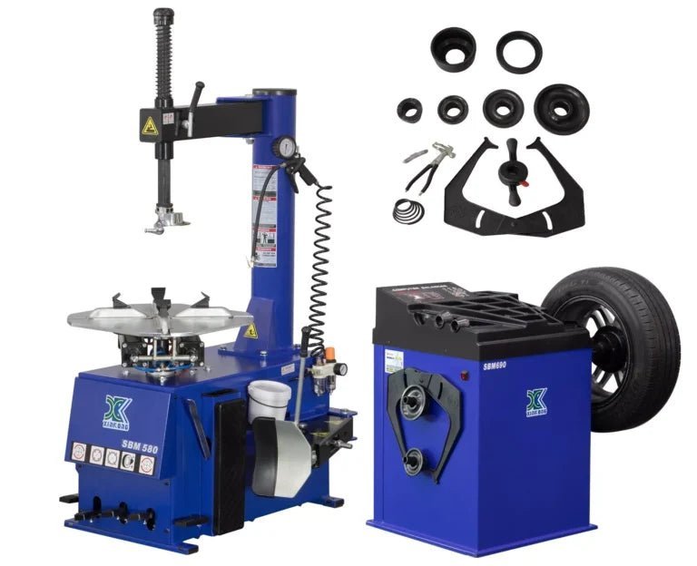 2.0 HP Tire Changer &038; Wheel Balancer Machine Combo 580 690 - Prioka