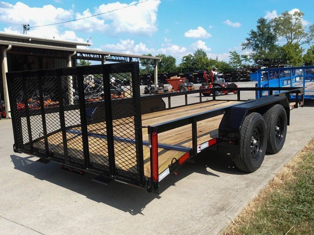 2025 7×16 Carry-On HD Landscape Trailer – 10K GVWR, Electric Brakes, Wood Floor - Prioka