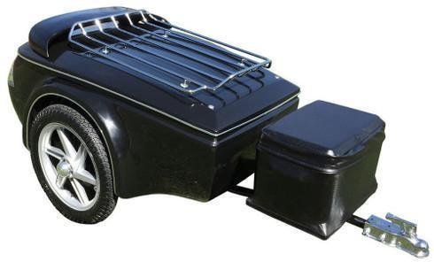 2025 Touring Motorcycle Trailer – Low Profile, 3×16 Wheels with Secure Locking Lid - Prioka