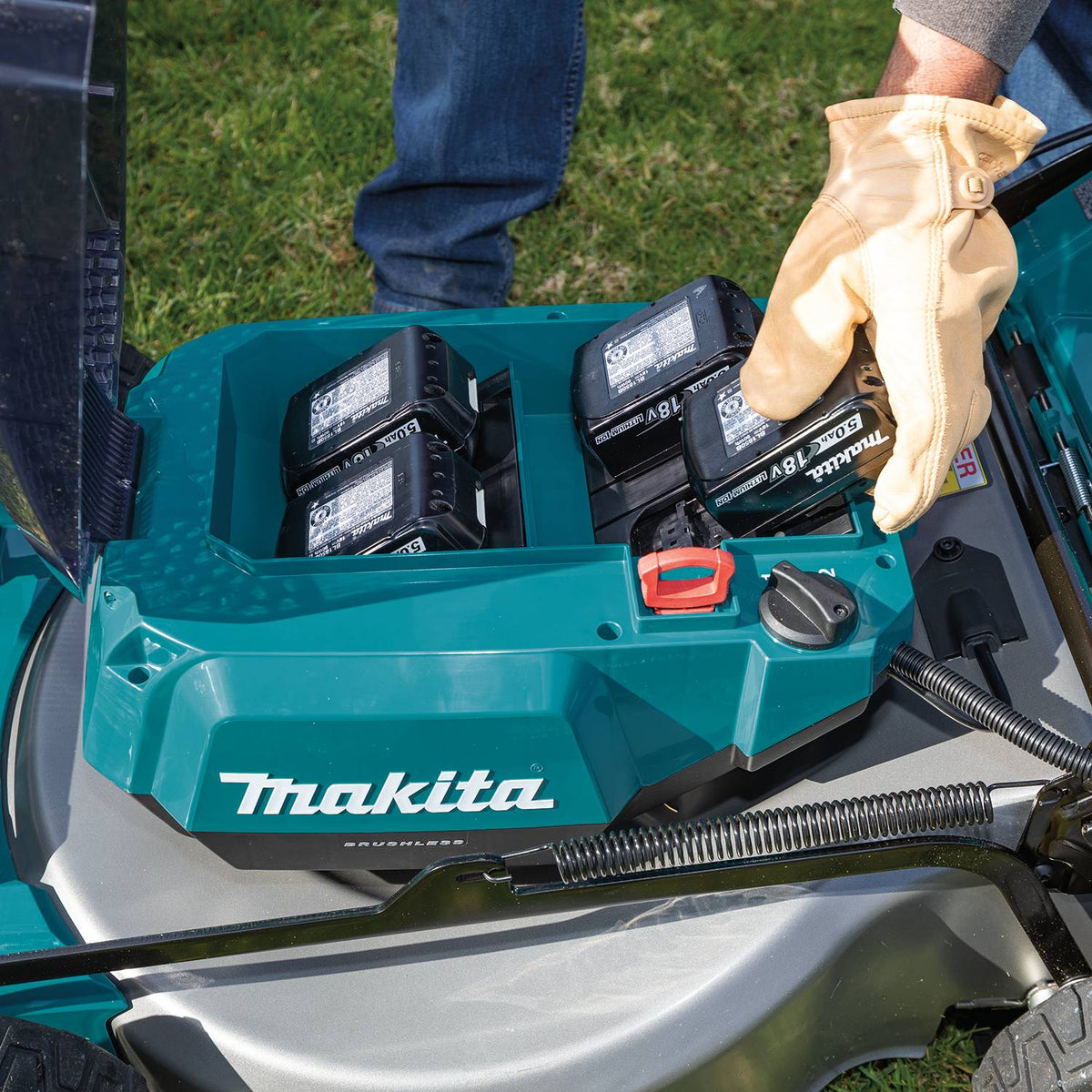 21 in. 18-Volt X2 (36-Volt) LXT Lithium-Ion Cordless Walk Behind Self Propelled Lawn Mower Kit with 4 Batteries (5.0 Ah) - Prioka