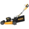 21 in. 20-Volt Cordless Electric Manual Walk Behind Self Propelled Mower with Two 12 Ah Flexvolt Batteries and Charger - Prioka