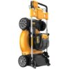 21 in. 20-Volt Cordless Electric Manual Walk Behind Self Propelled Mower with Two 12 Ah Flexvolt Batteries and Charger - Prioka
