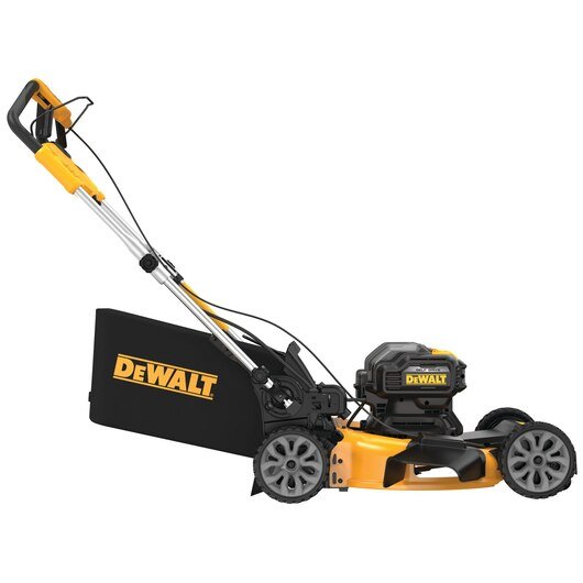 21 in. 20-Volt Cordless Electric Manual Walk Behind Self Propelled Mower with Two 12 Ah Flexvolt Batteries and Charger - Prioka