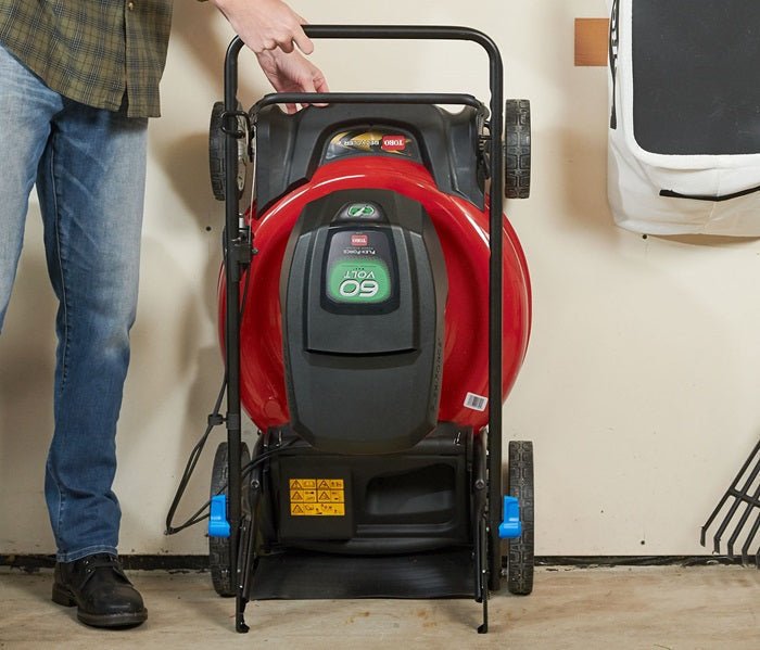 21 in. Recycler SmartStow 60-Volt Lithium-Ion Brushless Cordless Battery Walk Behind Mower RWD 5.0 Ah w/ Battery&amp;Charger - Prioka