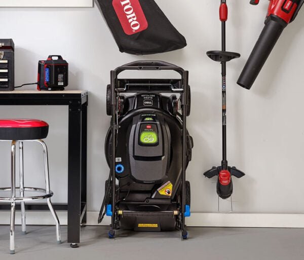 21 in. Super Recycler 60-Volt SmartStow Max Cordless Battery Walk Behind Mower 7.5 Ah Battery and Charger Included - Prioka