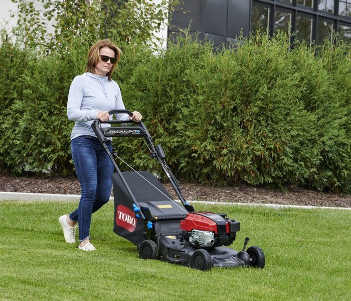 21 in. Super Recycler Personal Pace SmartStow 190cc Briggs&amp;Stratton Electric Start Self Propelled Walk Behind Lawn Mower - Prioka