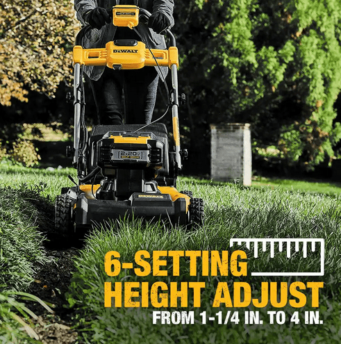 21.5 in. 20-V Li-Ion Cordless Battery Walk Behind Self Propelled Mower w/Hedge,Bare Trimmer,Blower,Cleaner,Pole/Hand Saw - Prioka
