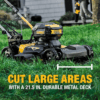 21.5 in. 20-V Li-Ion Cordless Battery Walk Behind Self Propelled Mower w/Hedge,Bare Trimmer,Blower,Cleaner,Pole/Hand Saw - Prioka