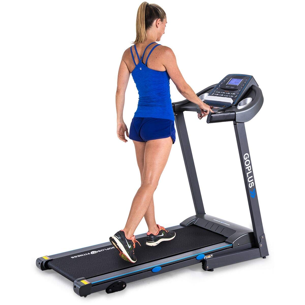 2.25HP Folding Treadmill with Incline, Superfit Electric Treadmill - Prioka