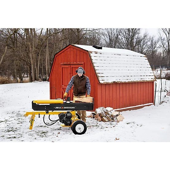 CountyLine 28-Ton Gas-Powered Horizontal/Vertical Log Splitter, Kohler 6.5 HP Engine