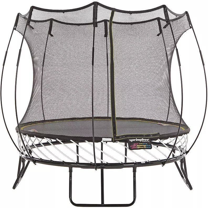 Springfree Trampoline 8′ Compact Round Trampoline with Safety Enclosure