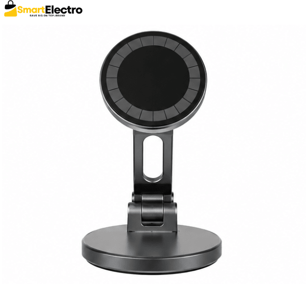 360° Rotating Magnetic Phone Stand for Desktop – Adjustable Holder - Prioka