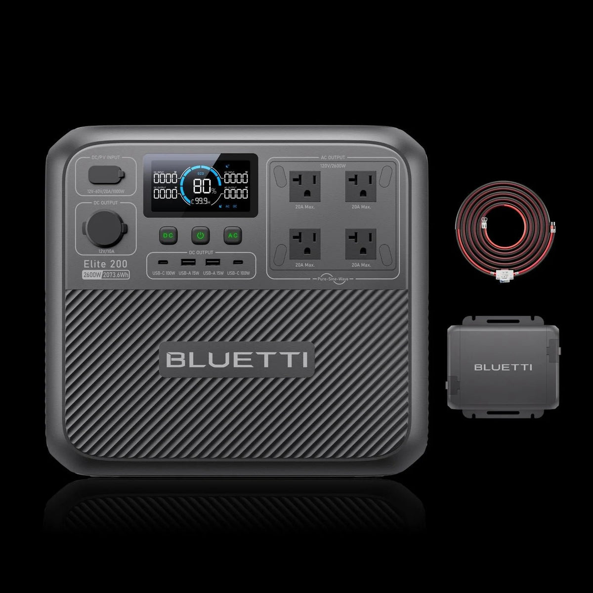 BLUETTI Elite 200 V2+Charger