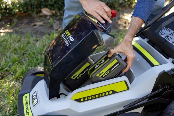 40V Brushless 20 in. Cordless Walk Behind Self-Propelled Lawn Mower - Prioka