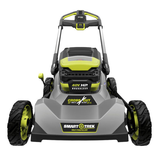 40V HP Brushless 21 in. Cordless Battery Walk Behind Dual-Blade Self-Propelled Mower - Prioka