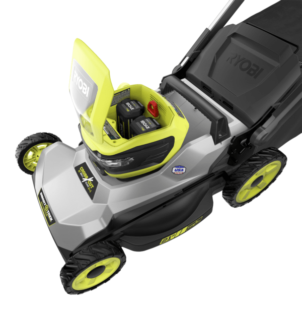 40V HP Brushless 21 in. Cordless Battery Walk Behind Dual-Blade Self-Propelled Mower - Prioka