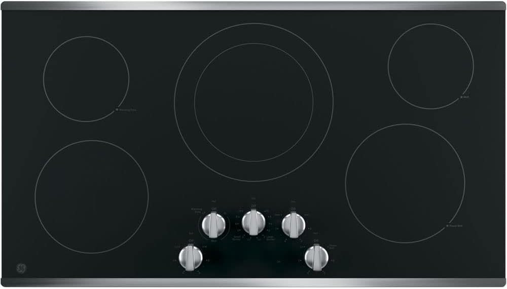 GE 36″ Built-In Electric Cooktop JP3036SLSS