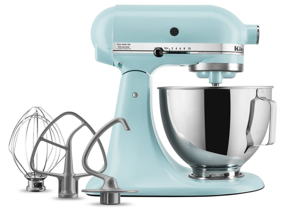 Deluxe 4.5 Quart Tilt-Head Stand Mixer – Mineral Water Blue
