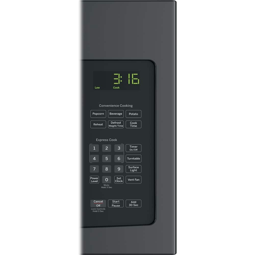 GE – 1.6 Cu. Ft. Over-the-Range Microwave and Electronic Touch Controls – Black