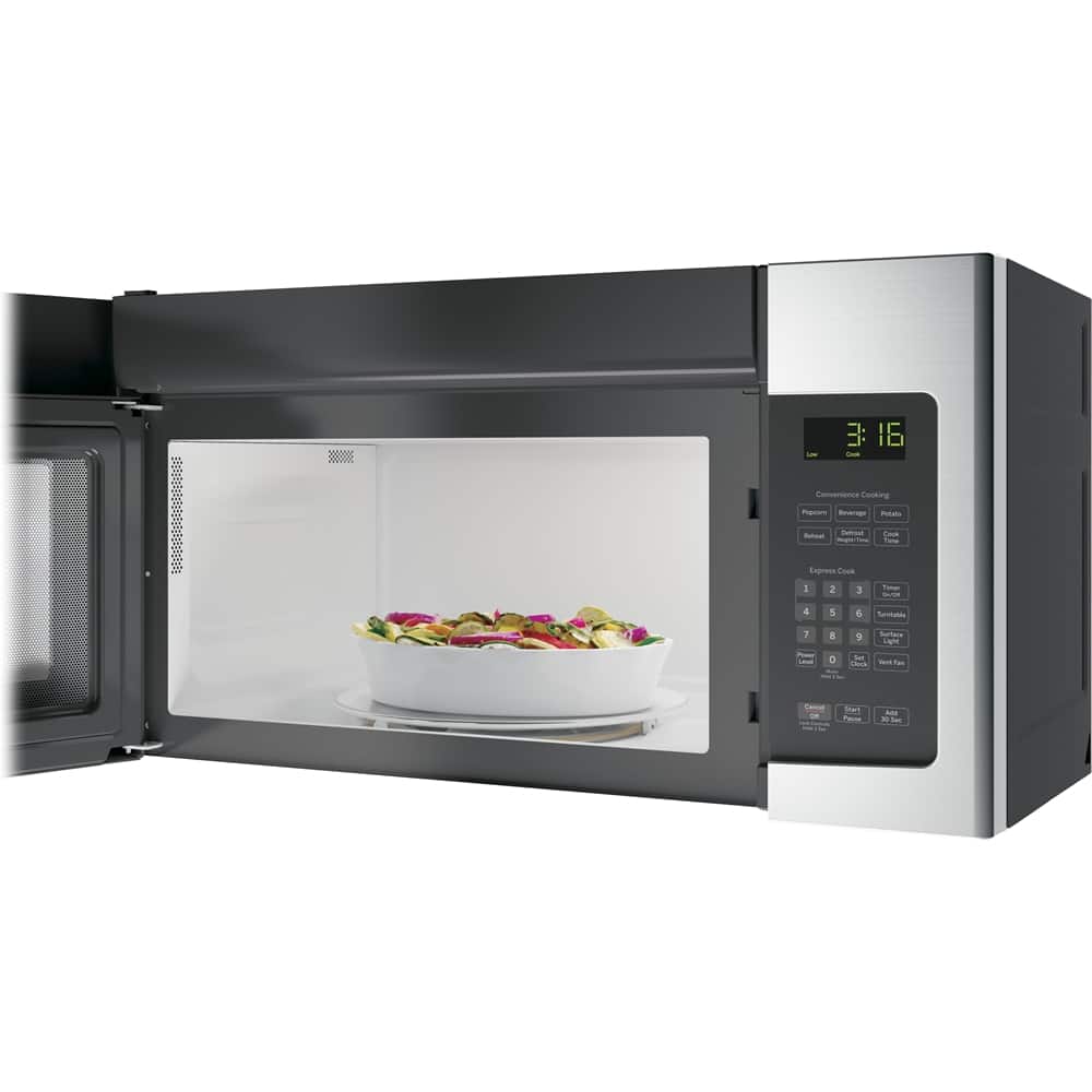 GE – 1.6 Cu. Ft. Over-the-Range Microwave with Electronic Touch Controls – Stainless Steel