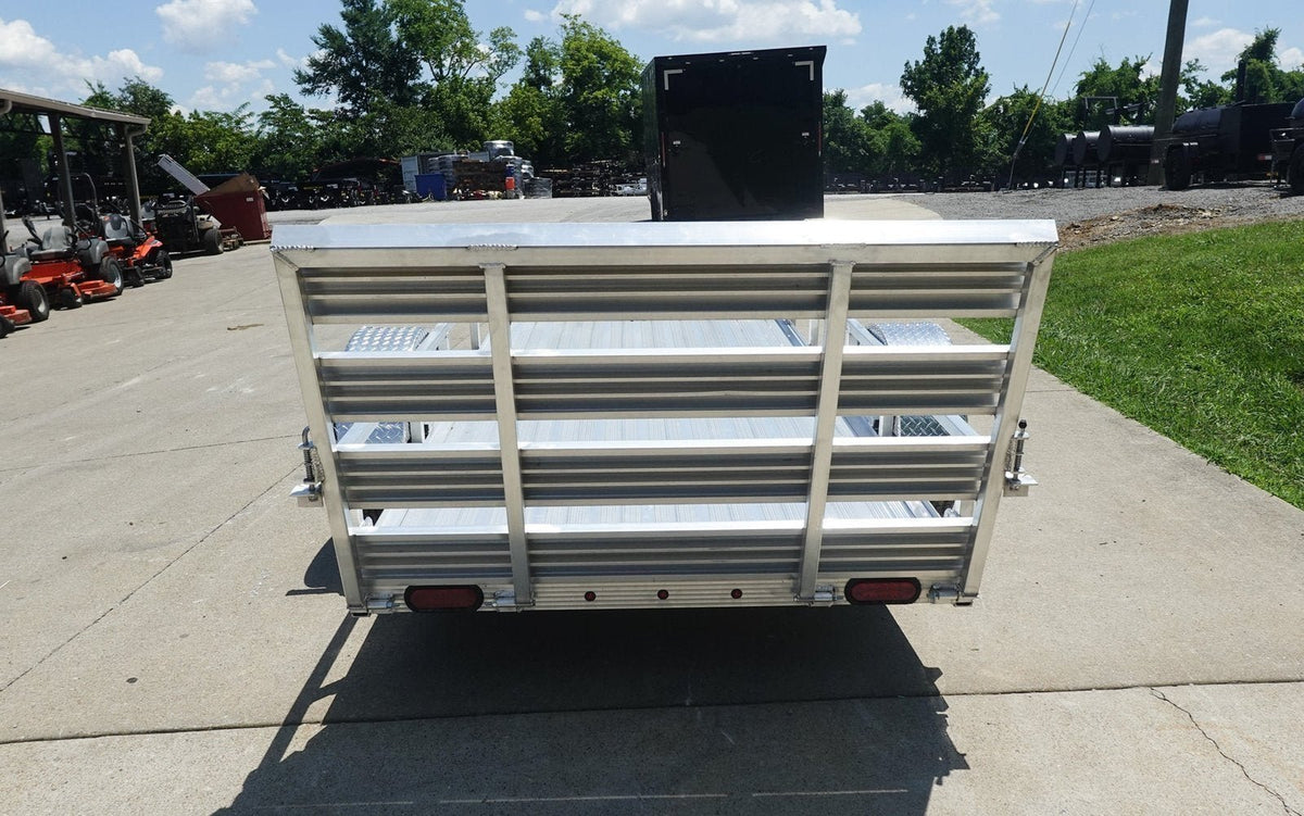 5′ x 10′ Aluminum Utility Trailer with Gate and Mag Wheels – 3500 lb Axle - Prioka