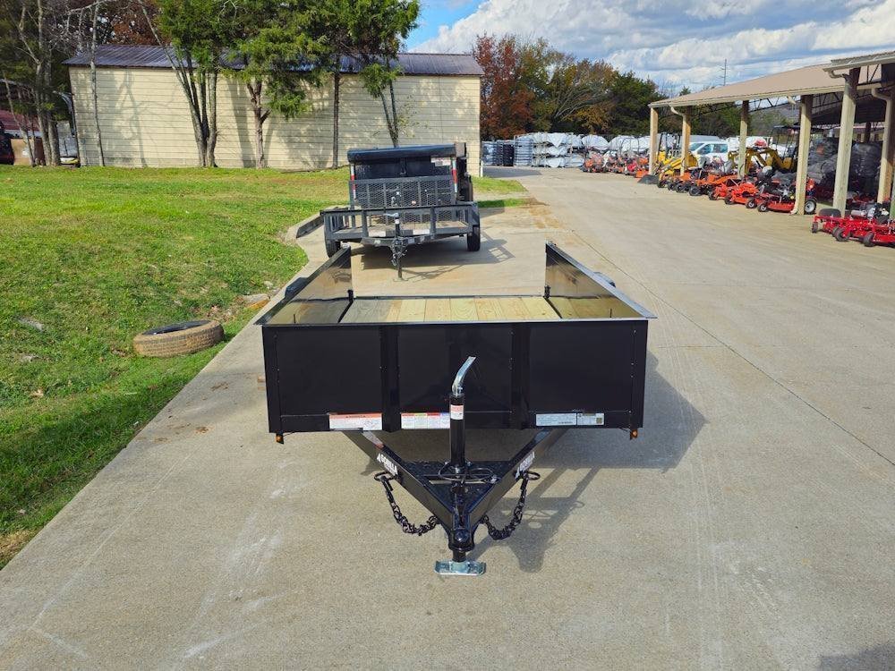 5′ X 10′ Utility Trailer Straight Deck 18″ Sides Tall Gate - Prioka
