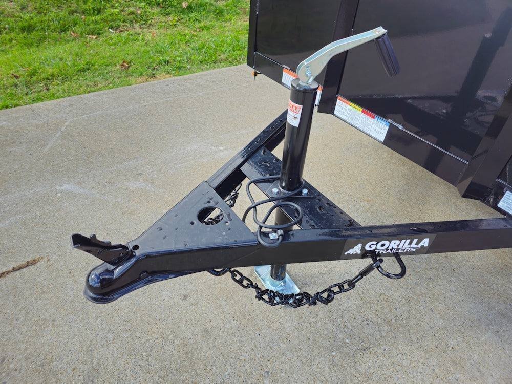 5′ X 10′ Utility Trailer Straight Deck 18″ Sides Tall Gate - Prioka