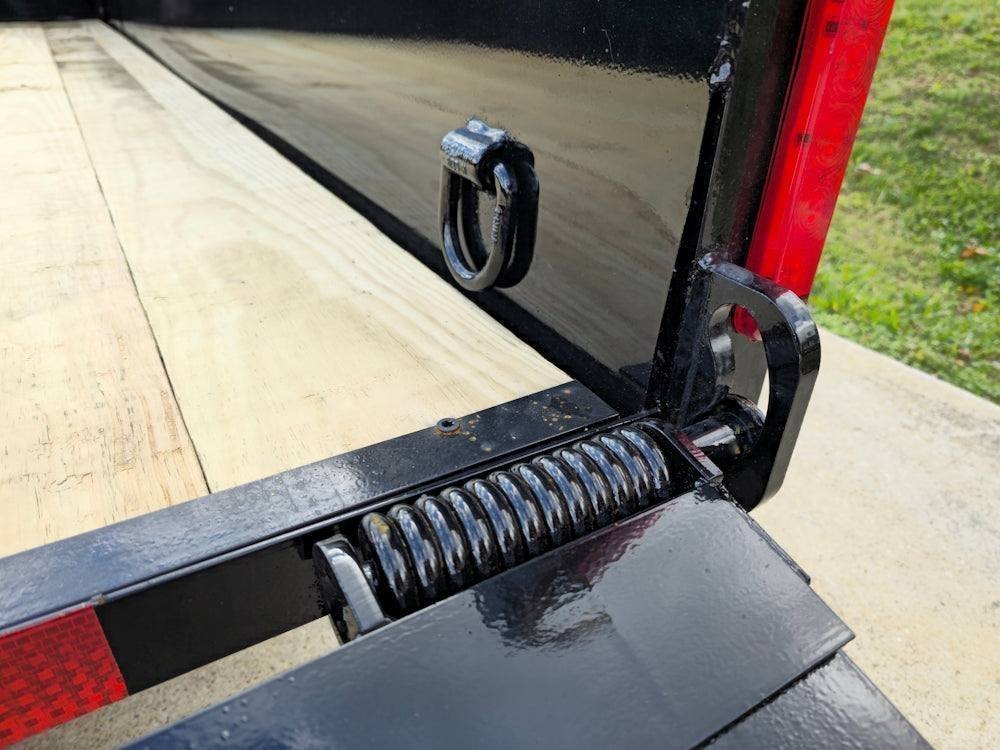 5′ X 10′ Utility Trailer Straight Deck 18″ Sides Tall Gate - Prioka