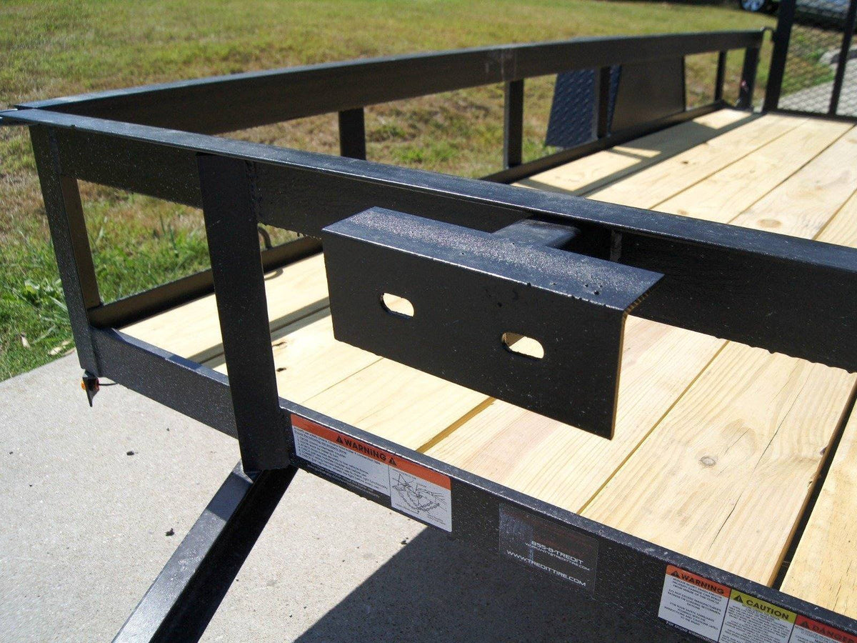 5×12 Powder Coated Dovetail Utility Trailer 3500lb Axle - Prioka