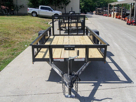 5×12 Powder Coated Dovetail Utility Trailer 3500lb Axle - Prioka