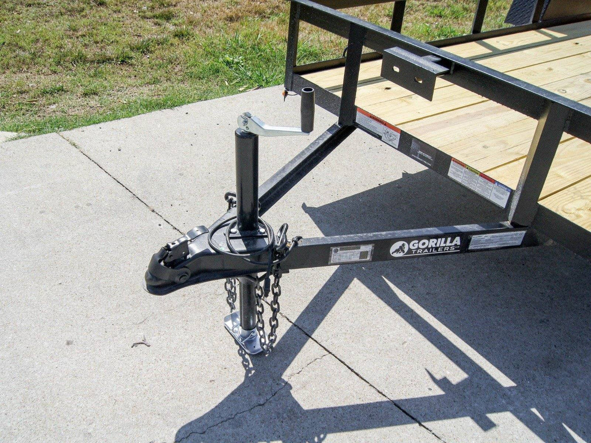 5×12 Powder Coated Dovetail Utility Trailer 3500lb Axle - Prioka