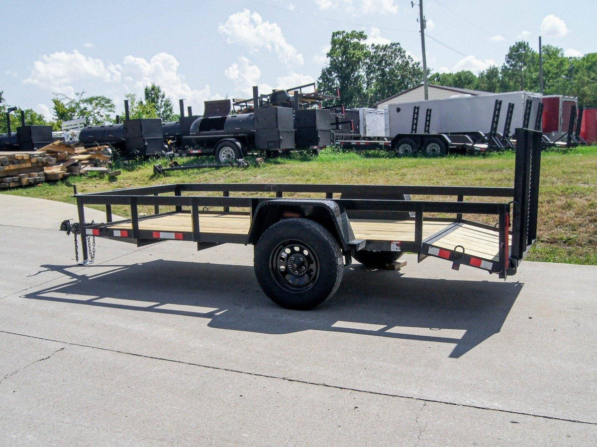 5×12 Powder Coated Dovetail Utility Trailer 3500lb Axle - Prioka