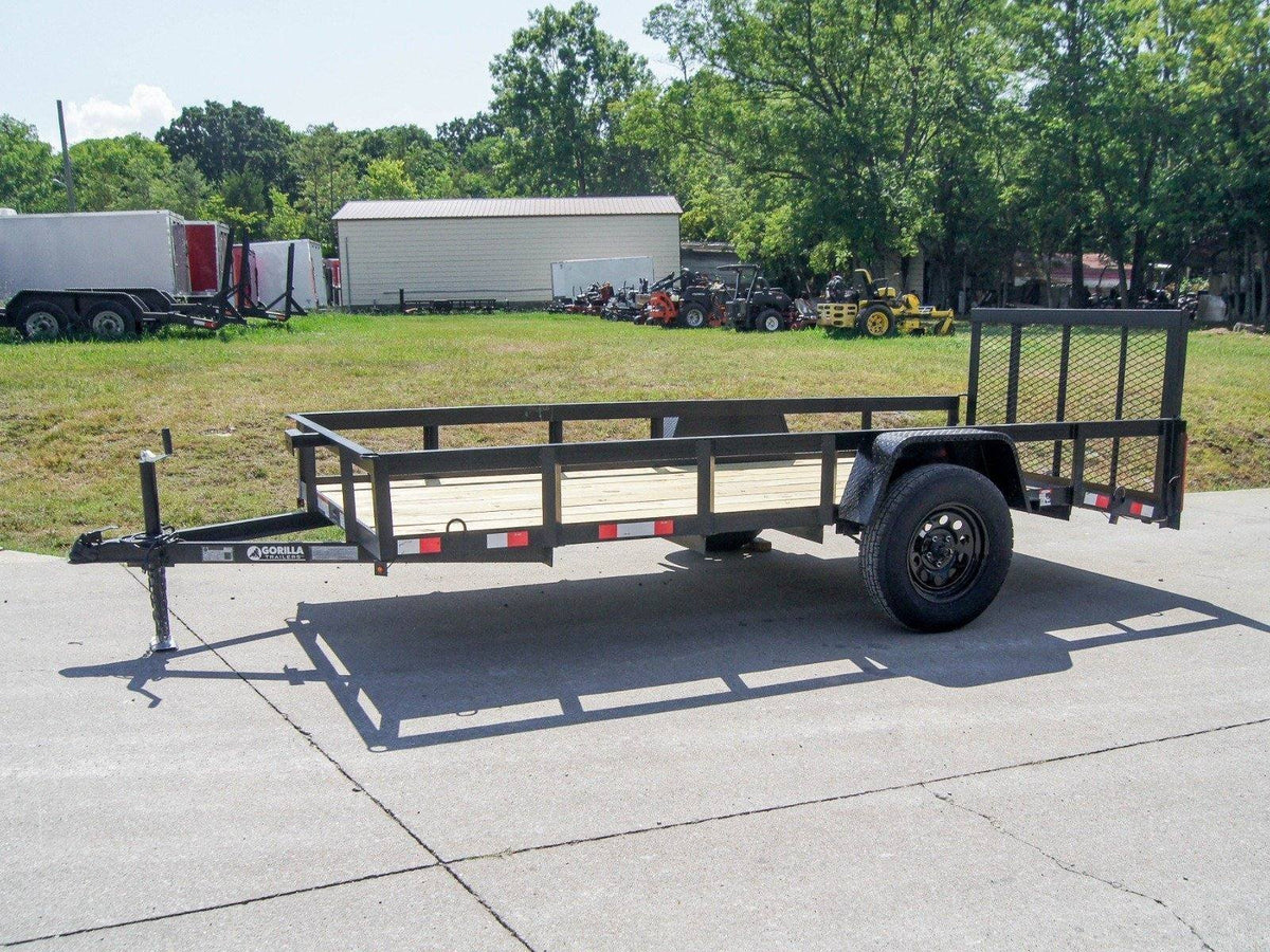 5×12 Powder Coated Dovetail Utility Trailer 3500lb Axle - Prioka