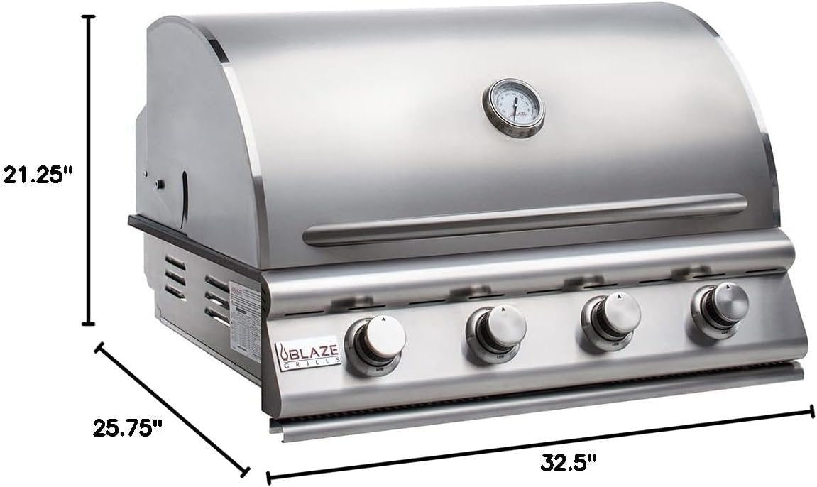 Blaze 32 In. 4 Burner Prelude LBM Gas Grill