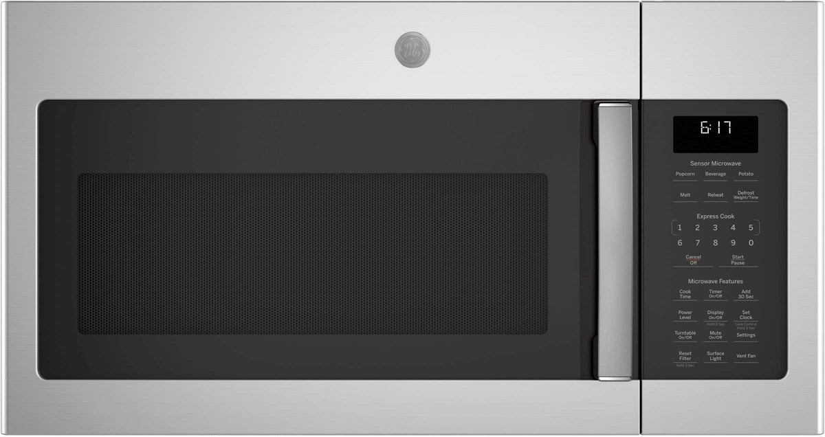 GE – 1.7 Cu. Ft. Over-the-Range Microwave with Sensor Cooking and Defrost – Stainless Steel