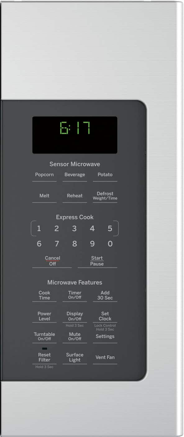 GE – 1.7 Cu. Ft. Over-the-Range Microwave with Sensor Cooking and Defrost – Stainless Steel