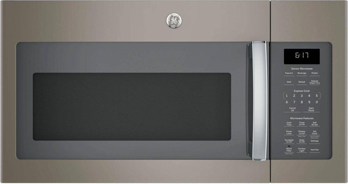 GE – 1.7 Cu. Ft. Over-the-Range Microwave with Sensor Cooking and Defrost – Slate