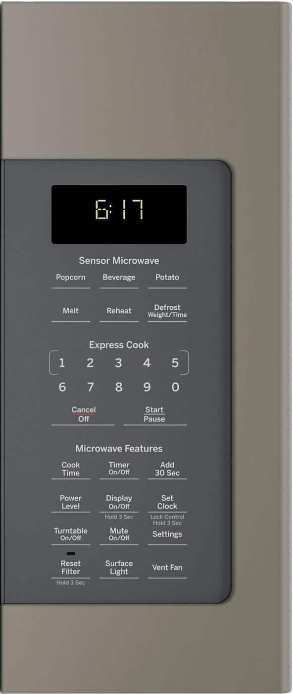 GE – 1.7 Cu. Ft. Over-the-Range Microwave with Sensor Cooking and Defrost – Slate